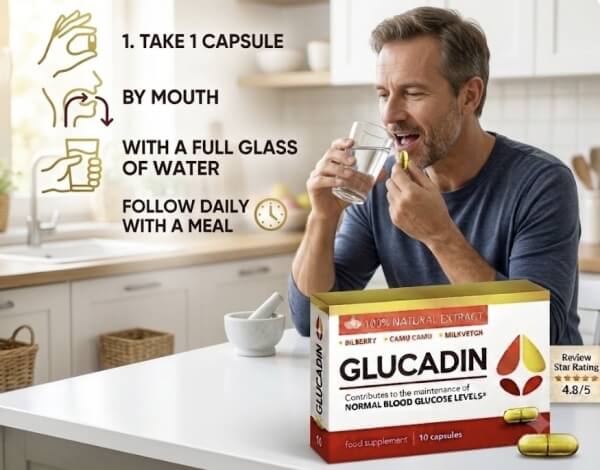 A Glucadin szedése – Használati utasítás